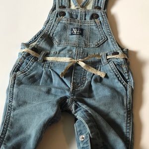 Oshkosh B’gosh Baby girl denim overalls